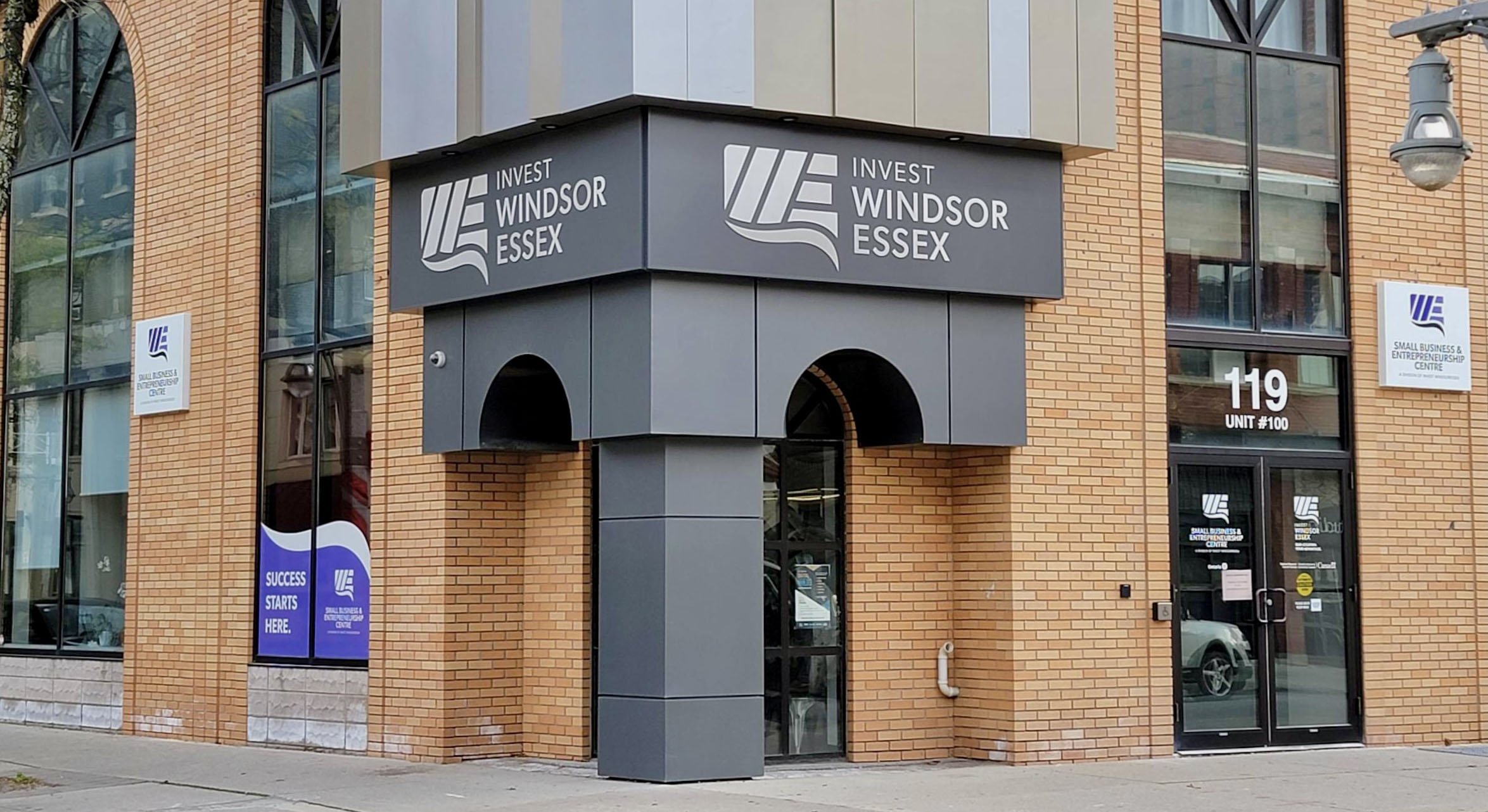 Invest WindsorEssex and Small Business & Entrepreneurship Centre exterior office