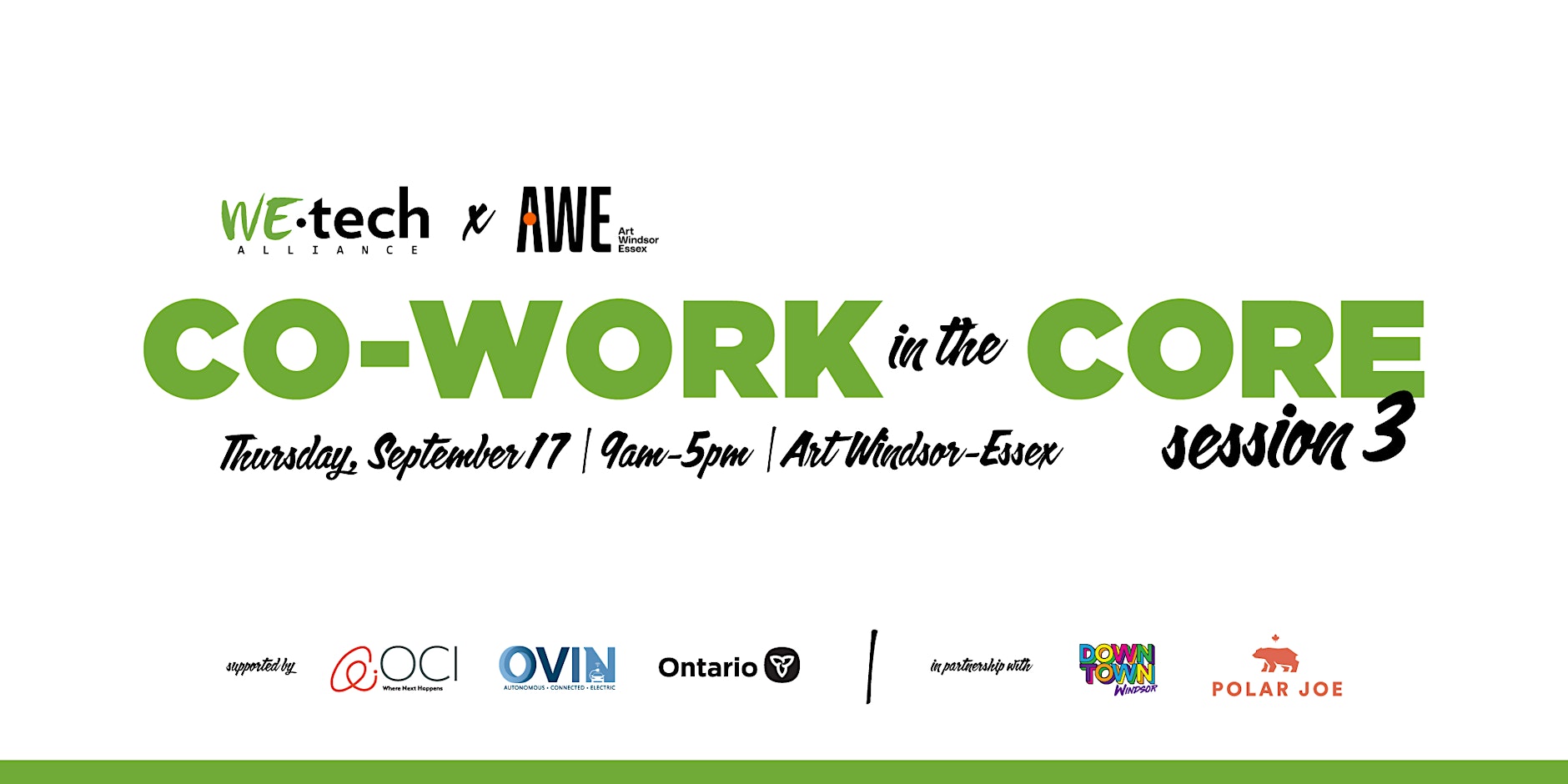 Co-work day WEtech Sept. 17
